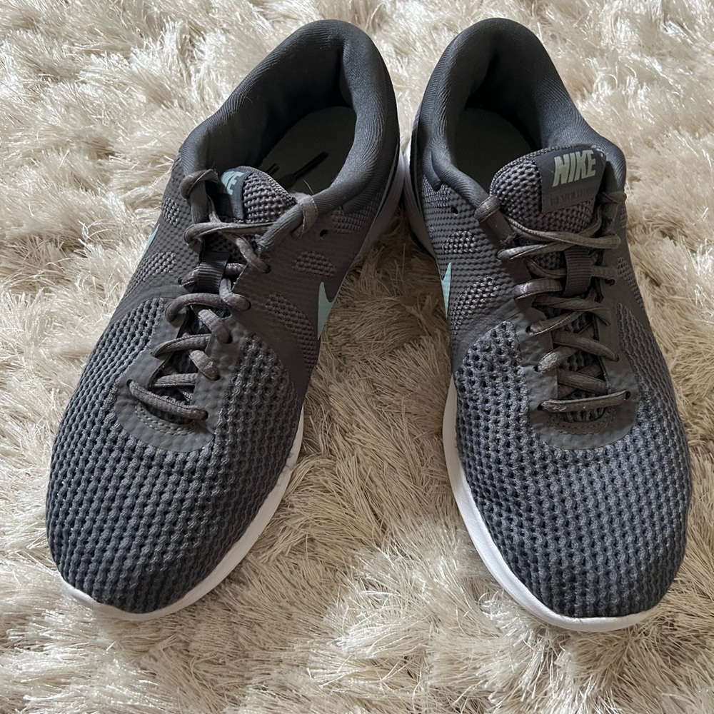 Gray Nike revolution 4 sneakers size 8w